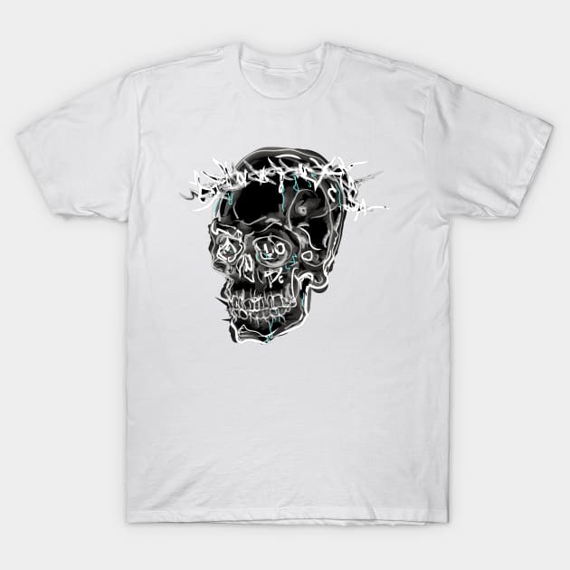 Skull of Thorns T-Shirt by silentrob668